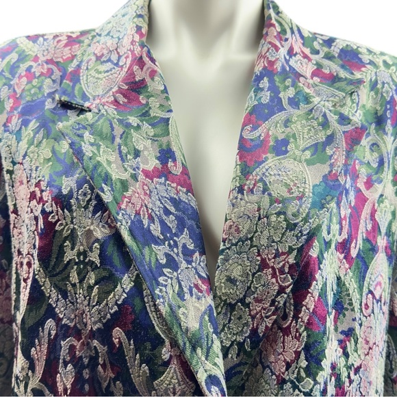 Multicolor Patterned Blazer - Picture 2 of 16